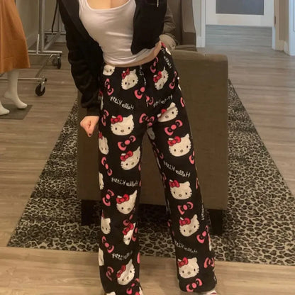 Hello Kitty Straight-Leg Lounge Pants
